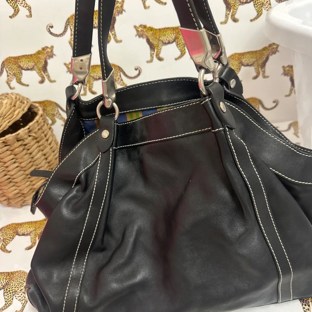 Hogan black leather shoulder bag - Picture 2 of 9